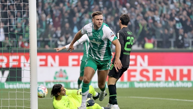 Werder Bremen vs Borussia Mönchengladbach: Đội chủ nhà hủy diệt đối thủ ngay trong hiệp 1